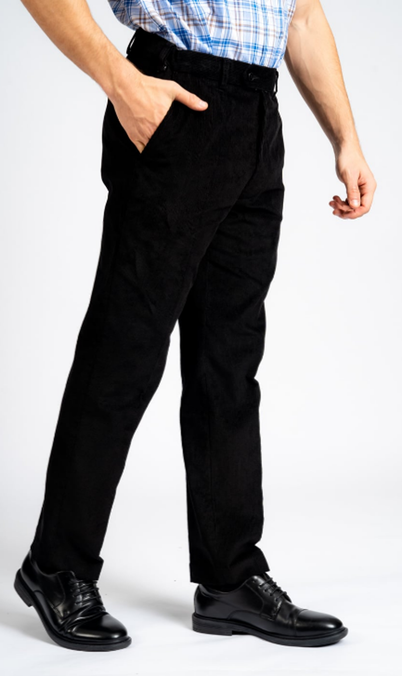  Carabou Needlecord Black-1